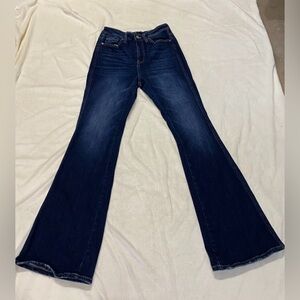 KanCan Dark Blue Flare Jeans